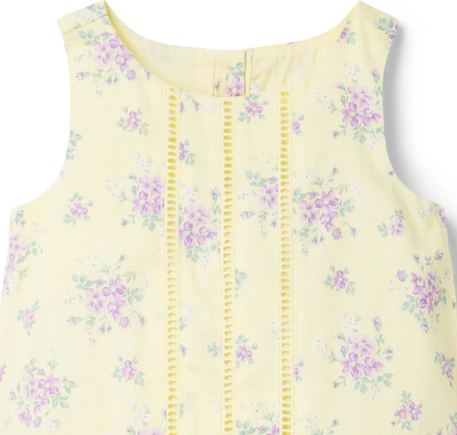 Janie and Jack Girls' Floral Ottoman Dress (Toddler/Little Big Kid)