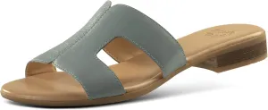 JATAREA Women Slip-On Flat Sandals | Softy Leather, Open-Toe Summer Outdoor Sandals - Chonchola