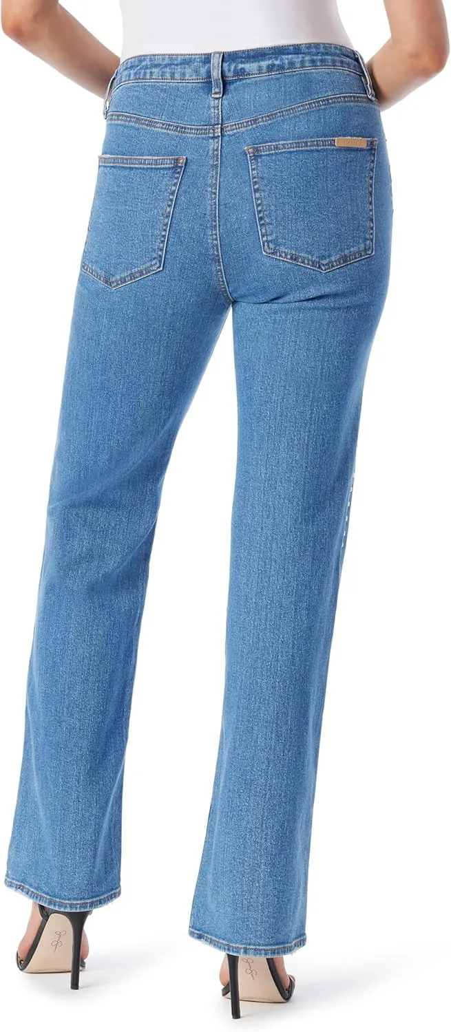 Jessica Simpson Women's Rhythm Mid Rise Bootcut Jean Standard