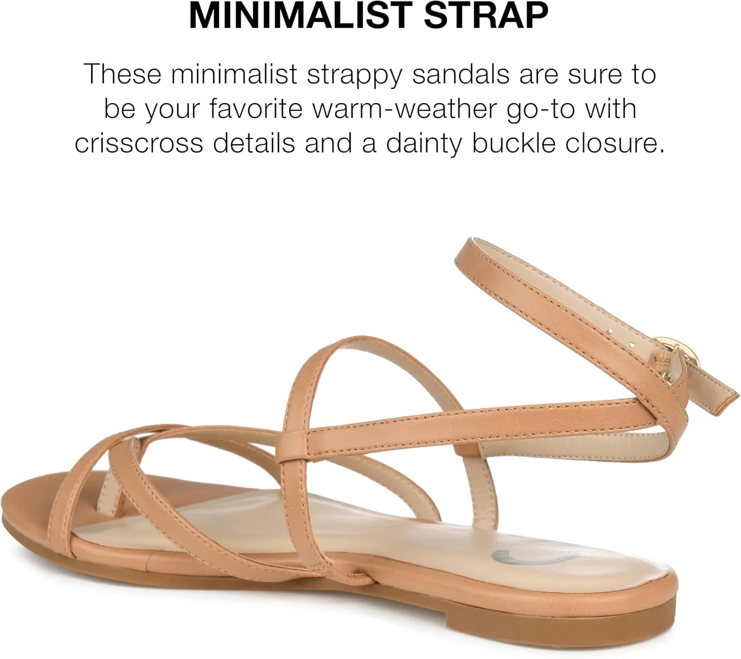 Journee Women's Serissa Flat Sandals