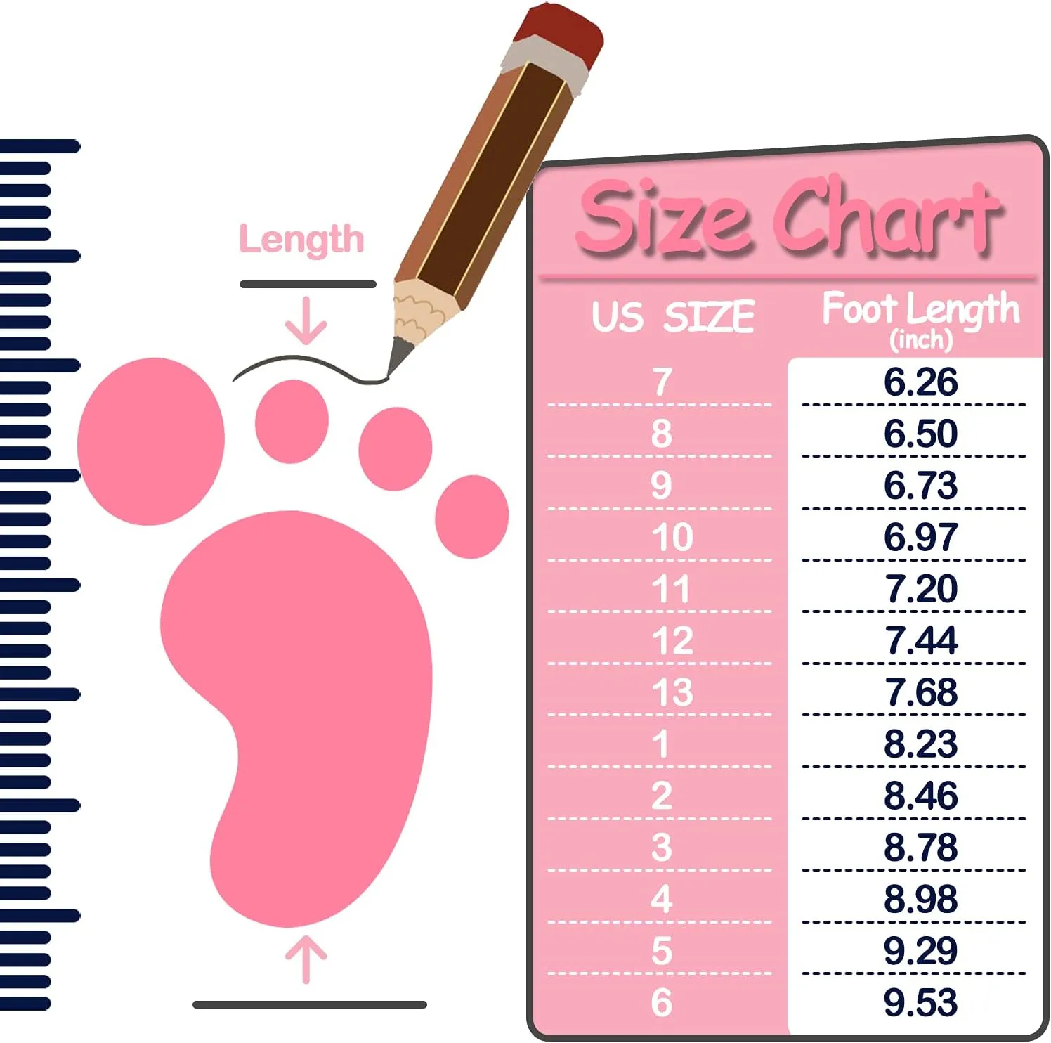 K KomForme Kids Girls & Boys Rain Boots with Easy-on Handles Waterproof Outdoors