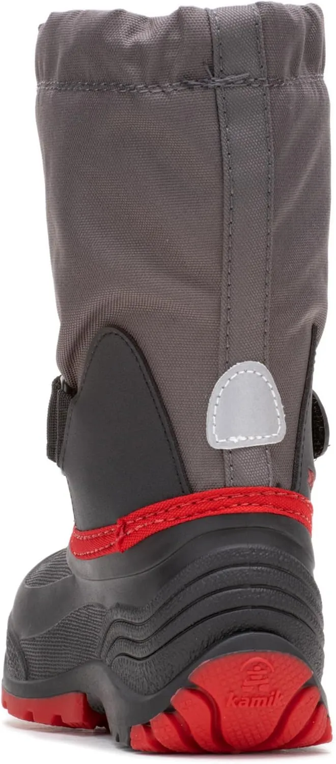 Kamik Kids Waterbug 5, Waterproof Winter Boots,Dark Olive,