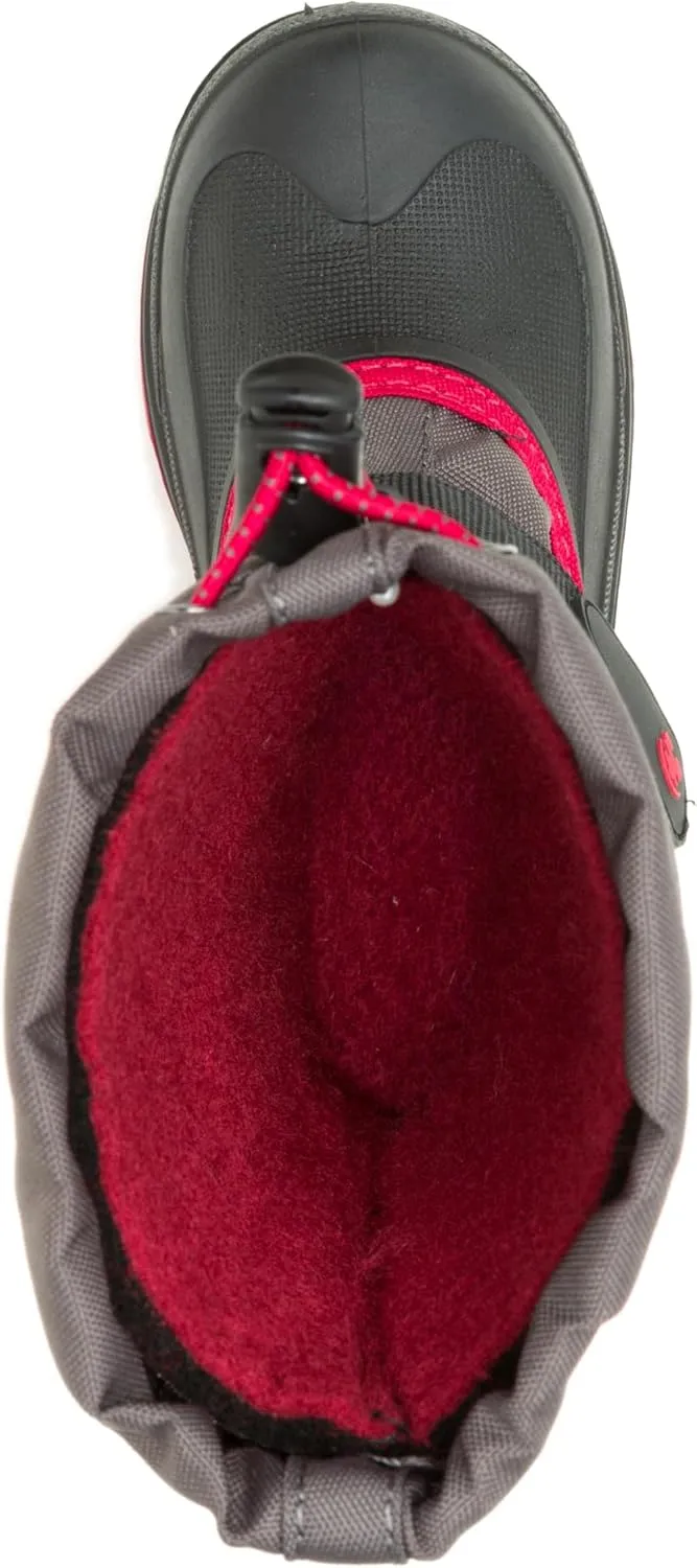 Kamik Kids Waterbug 5, Waterproof Winter Boots,Dark Olive,