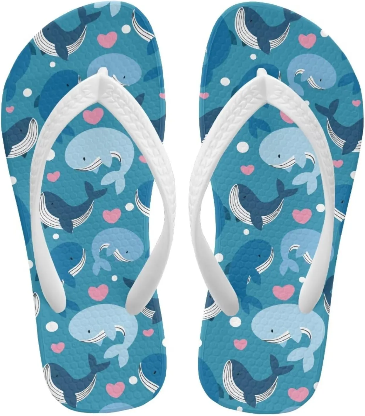 Kids Blue Shark Flip Flop Sandals Boys Sandals Water Shoes Summer Slip on Thong Sandals Beach Pool Shower Slippers