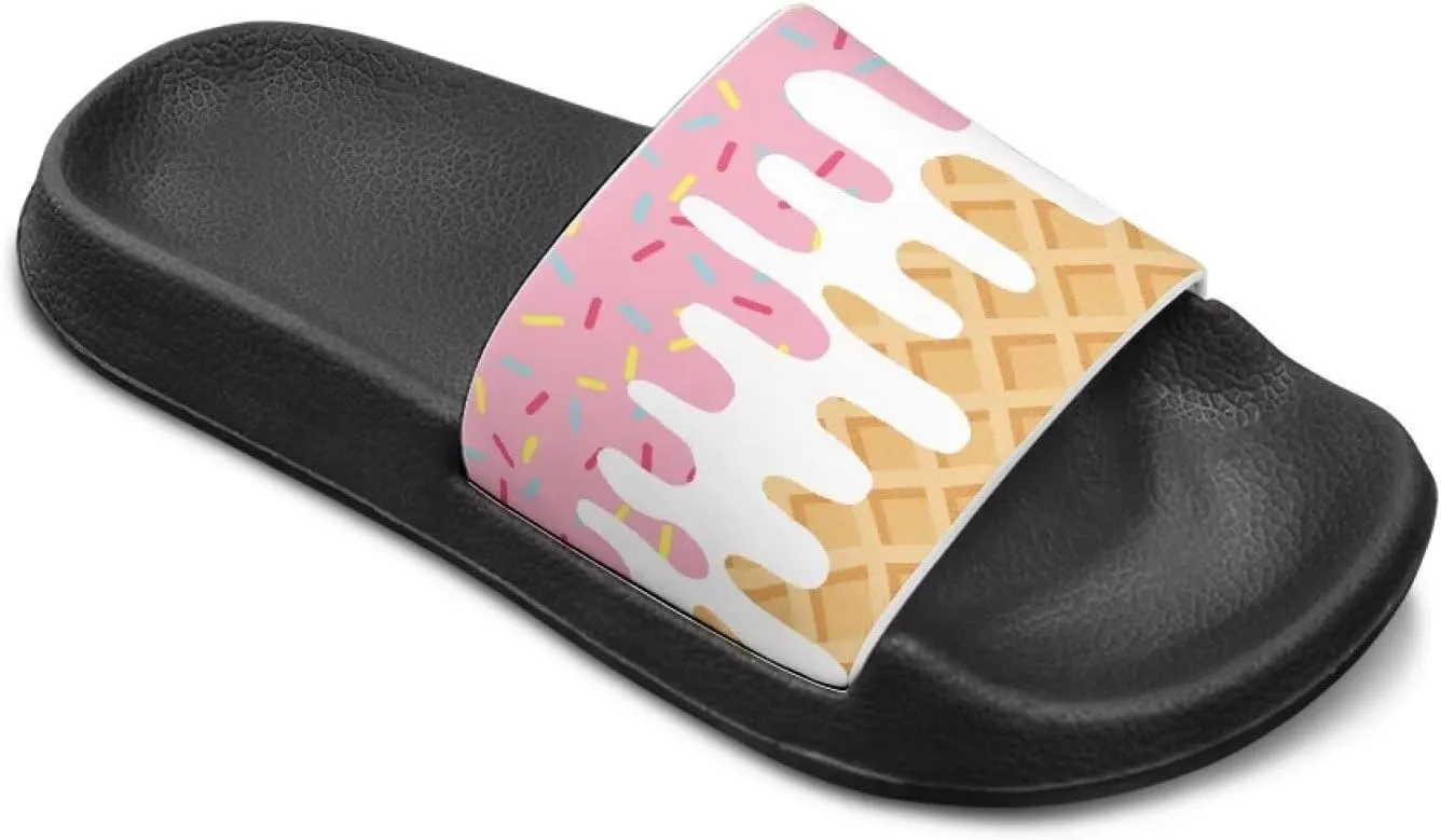 Kids Cloud Slides Girls & Boys Flip Flops Slip On Beach Sandals Youth Pool Shower Shoes EVA Summer Slippers