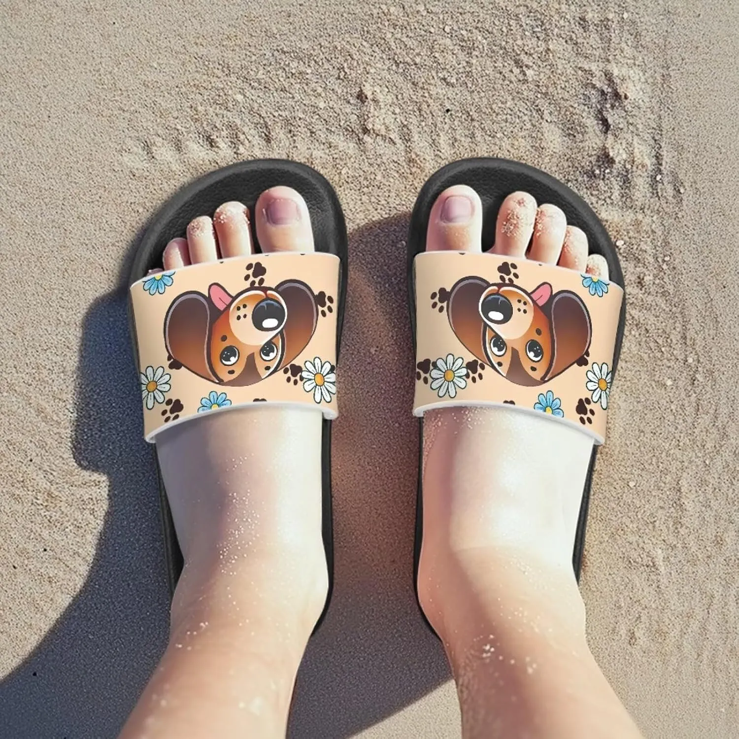 Kids Cloud Slides Girls & Boys Flip Flops Slip On Beach Sandals Youth Pool Shower Shoes EVA Summer Slippers