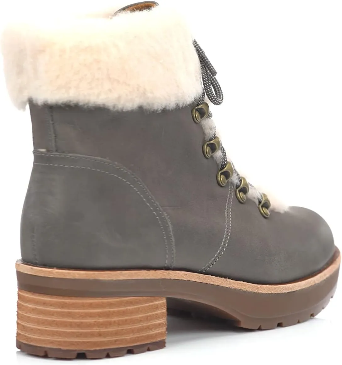 KORK-EASE Women's Winslet Boot: Warm and Cozy Shearling Winter Boots with Comfortable Lining, Supportive Footbed, High-Traction Outsole and Optimal Fit for Women