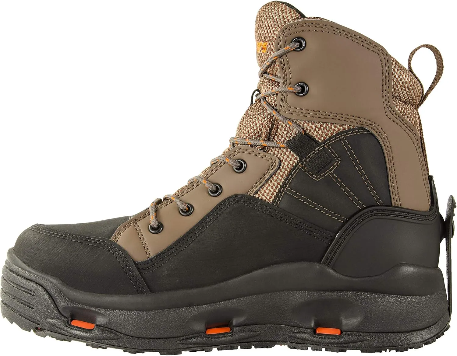 Korkers Buckskin Men's Wading Boots - Durable and Non-Corrosive - Includes Interchangeable Felt & Kling-On Soles