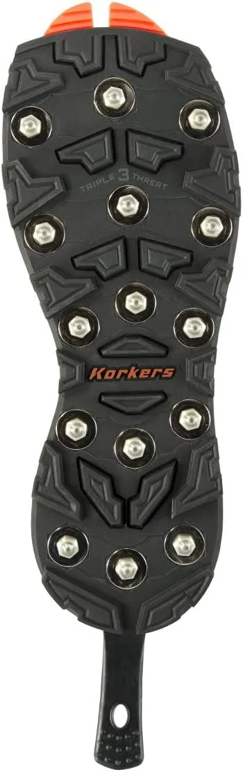 Korkers OmniTrax 3.0 Fishing Sole - Triple Threat with Carbide Spikes