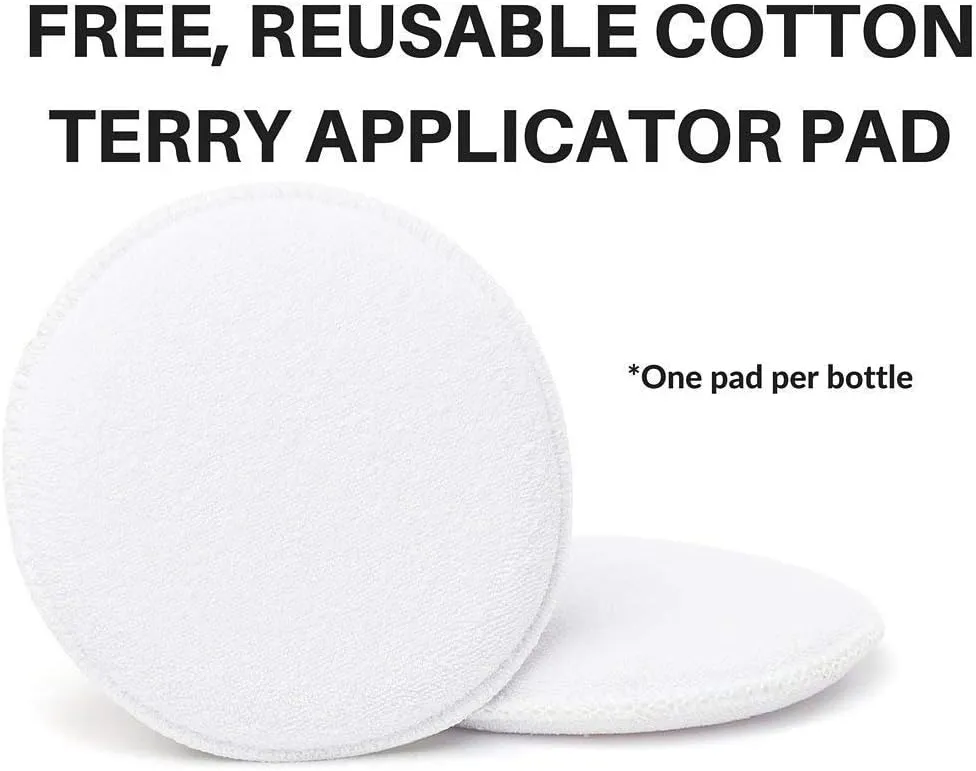 Leather Milk Leather Water Repellent and Protector - Water Protectant No. 3 - All Natural, Non-Toxic Water Proofer and Liquid Sealant. Made in The USA. 2 Sizes. Includes Premium Applicator Pad!