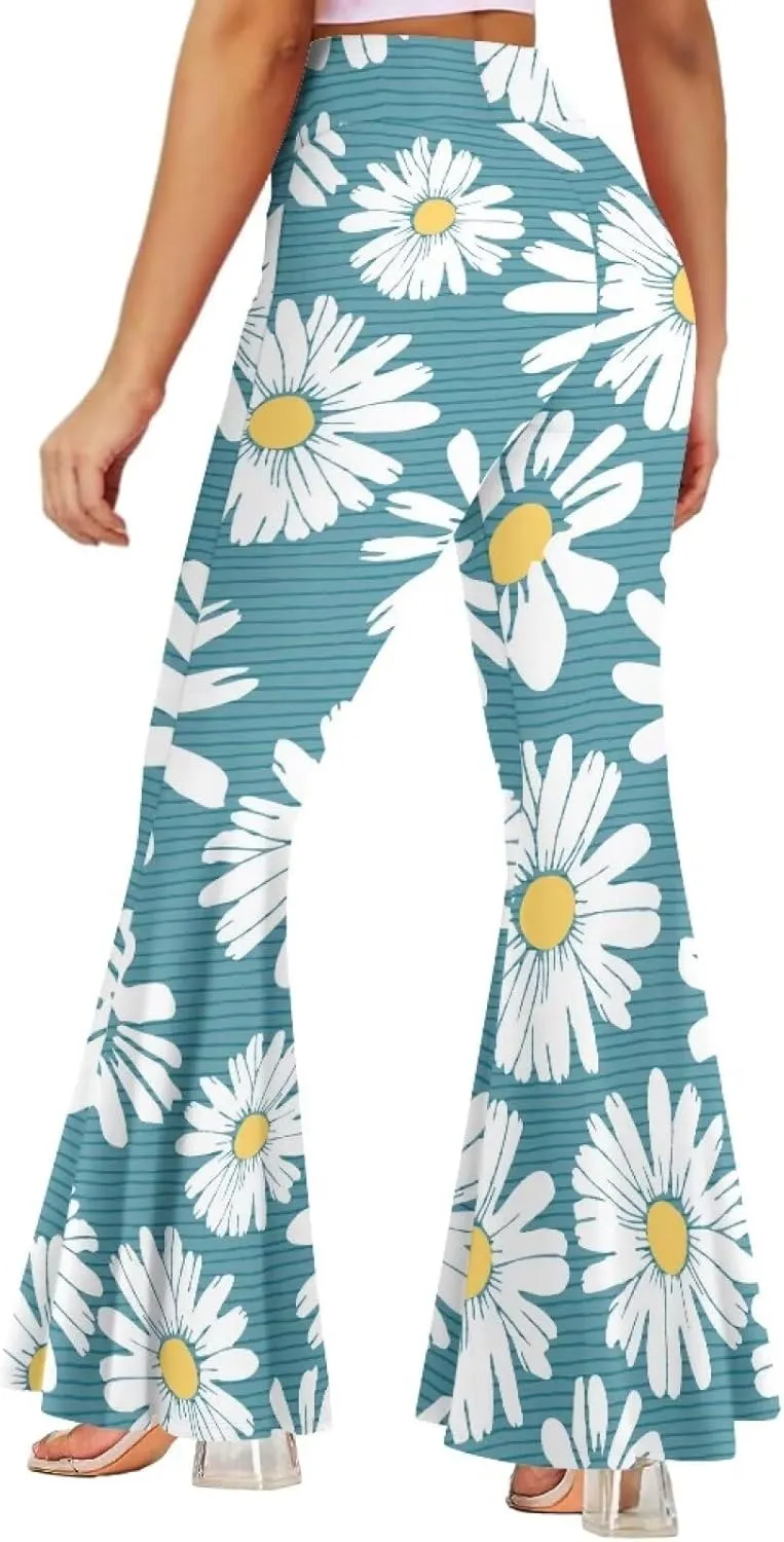 Leggings for Women Plus Size Yoga Pants, Buttery Soft Bell Bottom Palazzo, Skin-Friendly and Stretchy Slim-Fit