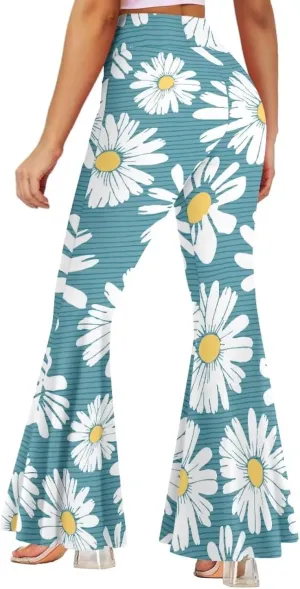 Leggings for Women Plus Size Yoga Pants, Buttery Soft Bell Bottom Palazzo, Skin-Friendly and Stretchy Slim-Fit