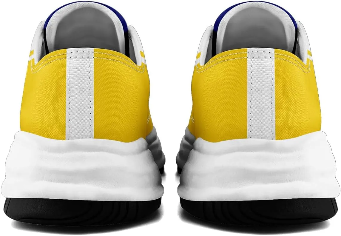 Lightning Canvas Sneakers Comfortable Casual Walking Sports Shoes for Men Women Non-slip Lace-up Flat Tennis Trainers
