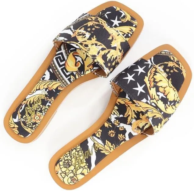 Liliana Footwear Women's Slip-on Sandals, MINDEE-2