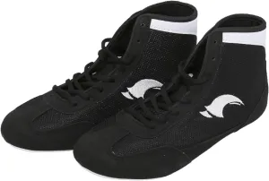 Little Kid's Wrestling Shoes Men High Top Boxing Shoes 𝐏rofessional Fitness Training Competition Long Boots