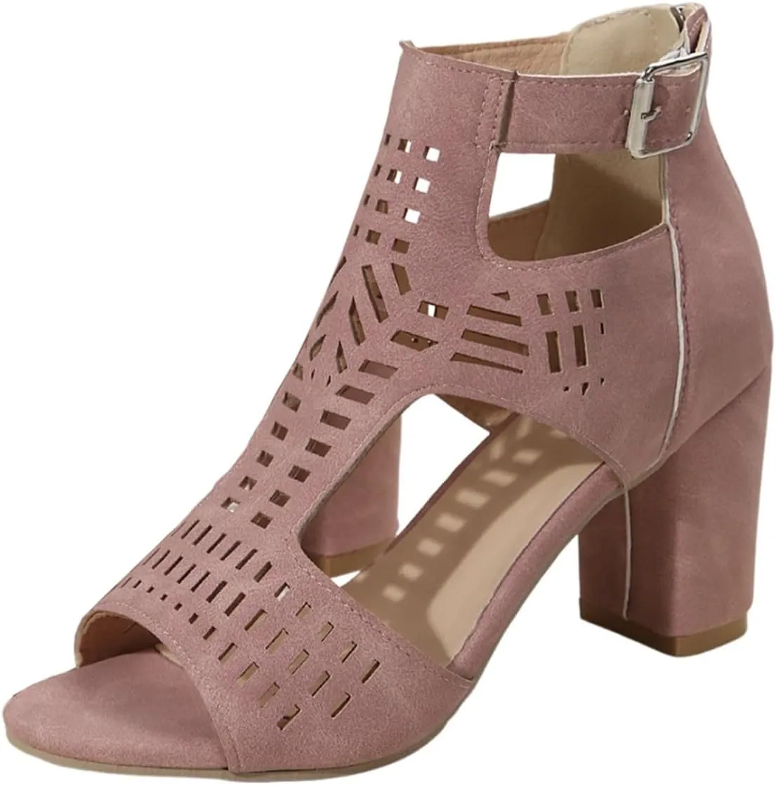 Low Heel Dress Shoes For Women Wedding Platform Sandals Cute Slip-On Dressy Slide On Shoes Women