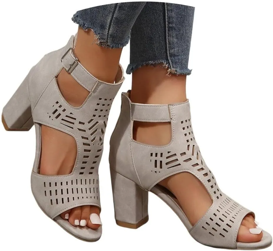 Low Heel Dress Shoes For Women Wedding Platform Sandals Cute Slip-On Dressy Slide On Shoes Women