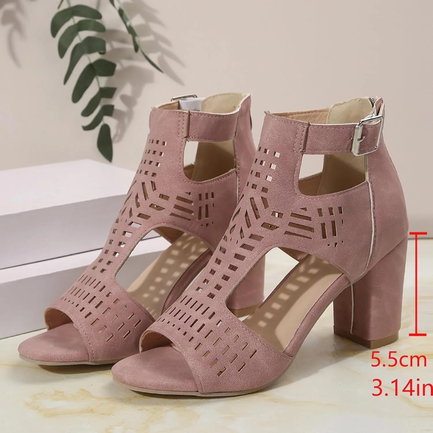Low Heel Dress Shoes For Women Wedding Platform Sandals Cute Slip-On Dressy Slide On Shoes Women