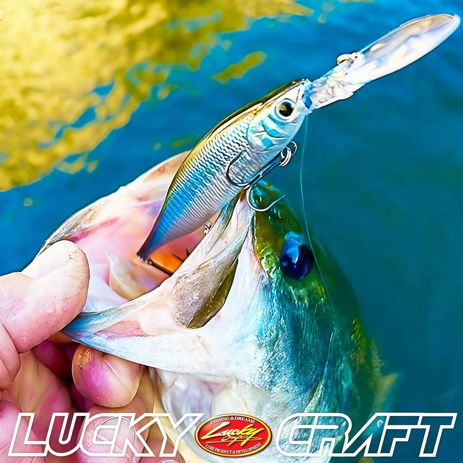 LUCKY CRAFT Lightning Staysee 110SP, Freshwater Bass Fishing Lure, Jerkbait, Smallmouth, Walleye, Pike, Suspending, Tournament Winning, Deep Diver, Fishing Gear, Fishing Accessories, Fishing Tackle