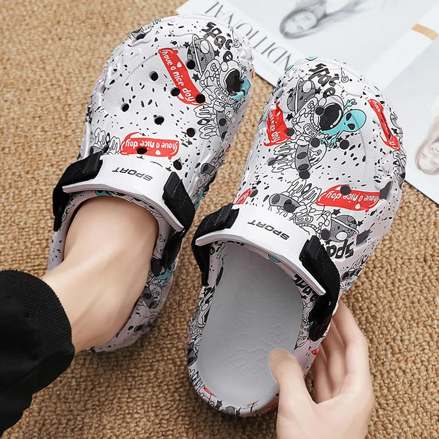 Men Slip On Garden Clogs: Classic Summers - Outdoor Fashions Beach Sandals
