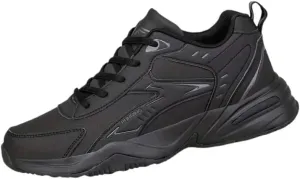 Men's Athletic Sneakers - Striped/Solid, Lace-Up Casual & Running Shoes with Breathable Fabric Lining and Durable TPR Sole