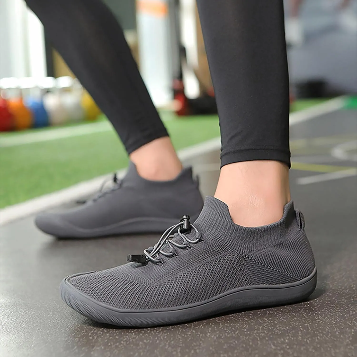 Men's Casual Dress Oxfords Shoes Breathable Knit Non Slip Work Shoes Women Wide Casual Dress Shoes Walking Sneakers Brown Tennis Shoe Loafers Casual Slip On