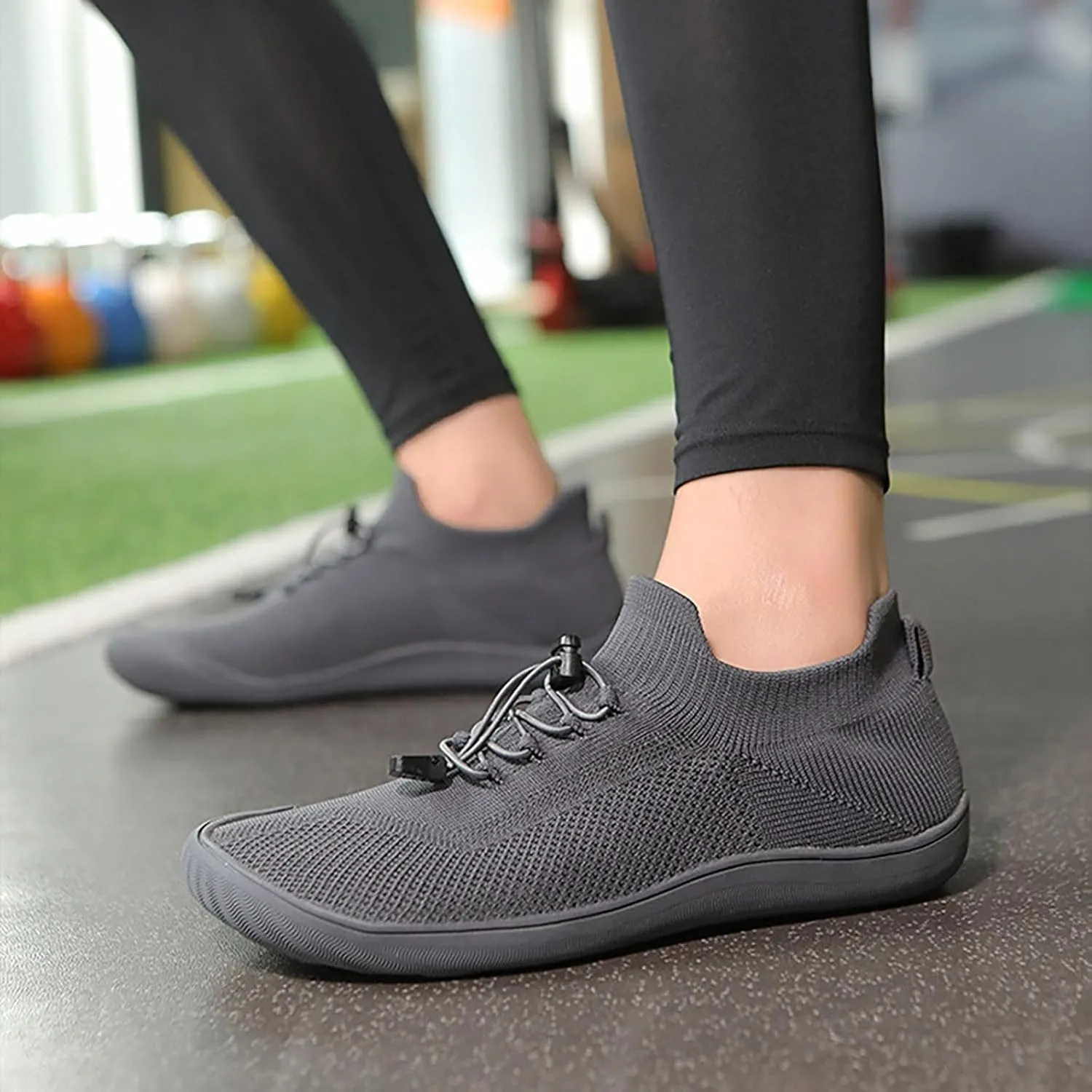 Men's Casual Dress Oxfords Shoes Breathable Knit Non Slip Work Shoes Women Wide Casual Dress Shoes Walking Sneakers Brown Tennis Shoe Loafers Casual Slip On