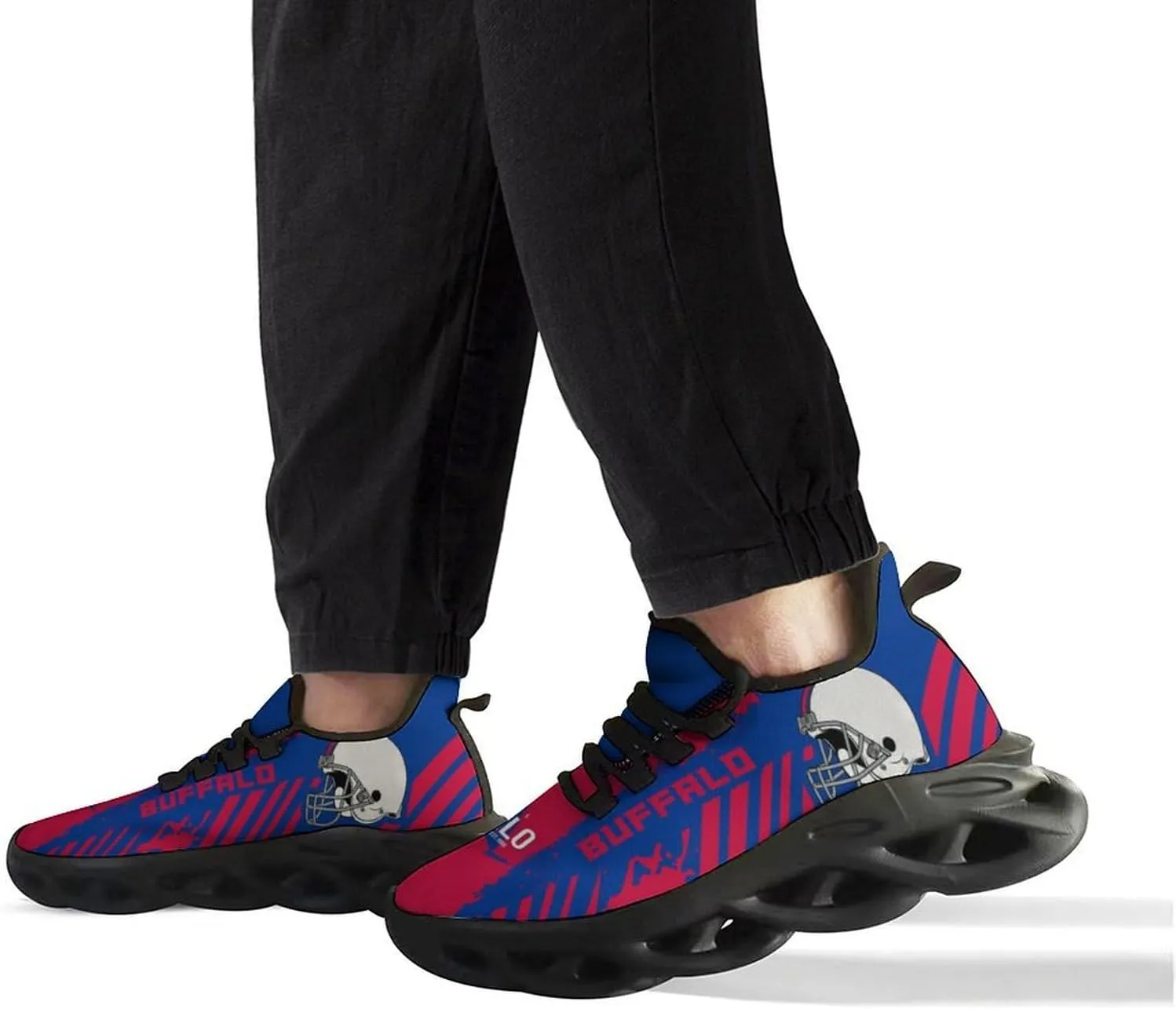 Men's Football Flex Control Sneakers Casual Breathable Fans Gifts Sports Workout Athletic Gym Slip-on Shoes for Men Women