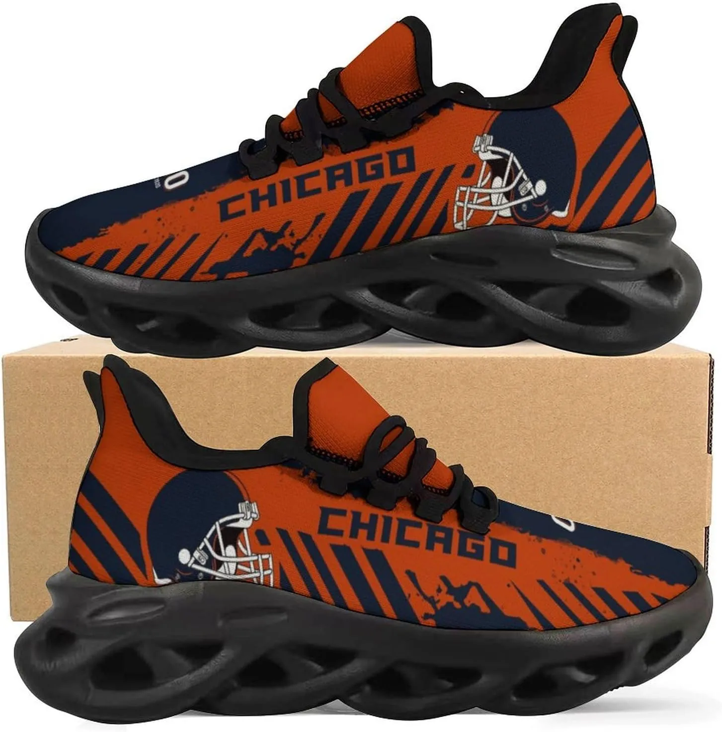Men's Football Flex Control Sneakers Casual Breathable Fans Gifts Sports Workout Athletic Gym Slip-on Shoes for Men Women