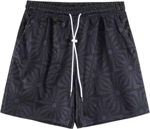 Mens Graphic Basketball Shorts - Cool Athletic Mesh Shorts for Sports Street Style