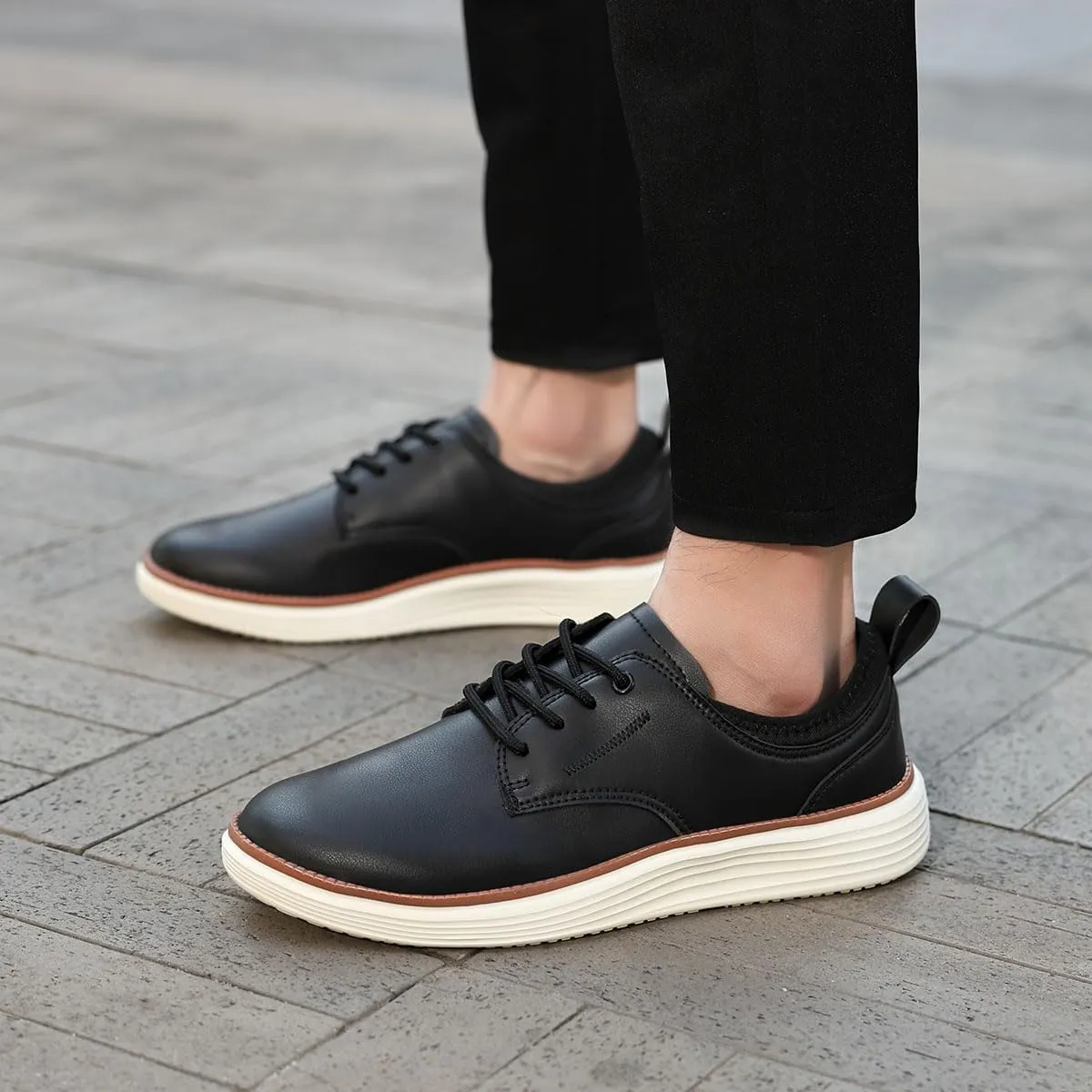Men's Oxford Casual Dress Shoes Business Formal Sneakers Fashion Comfort Walking Shoes