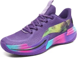 Men's Professional Basketball Shoes Breathable Mesh Sneakers Indoor and Outdoor Non-Slip Training Running Shoes Women's Fashion Sports Tennis Basketball Shoes
