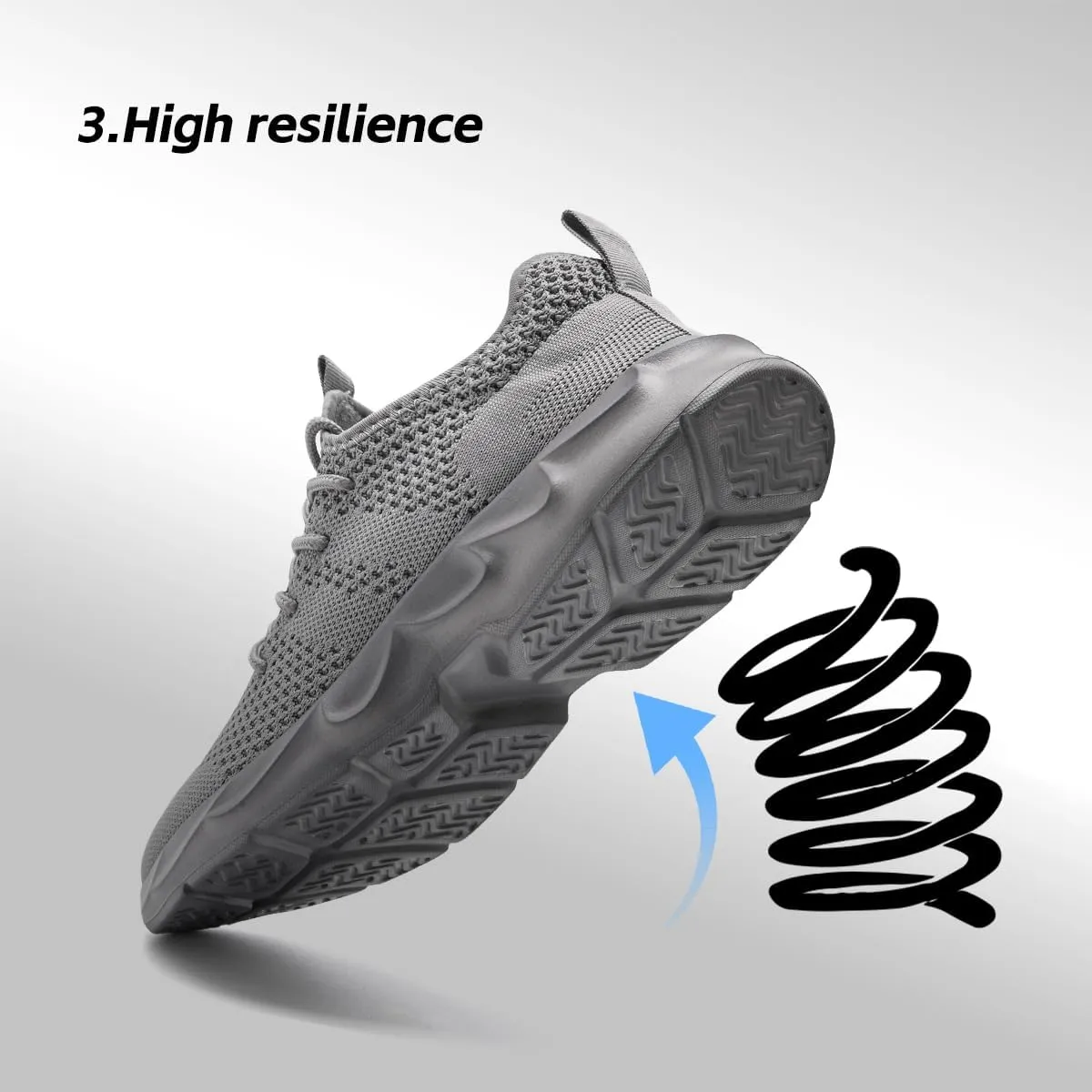 Men's Running Shoes Walking Sneakers Casual Walkout Shoes Tennis Athletic Shoes for Gym Sport