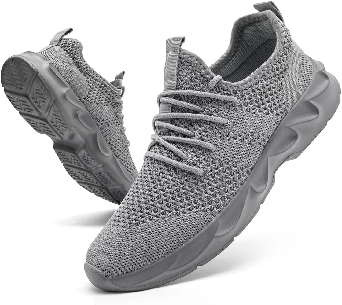 Men's Running Shoes Walking Sneakers Casual Walkout Shoes Tennis Athletic Shoes for Gym Sport