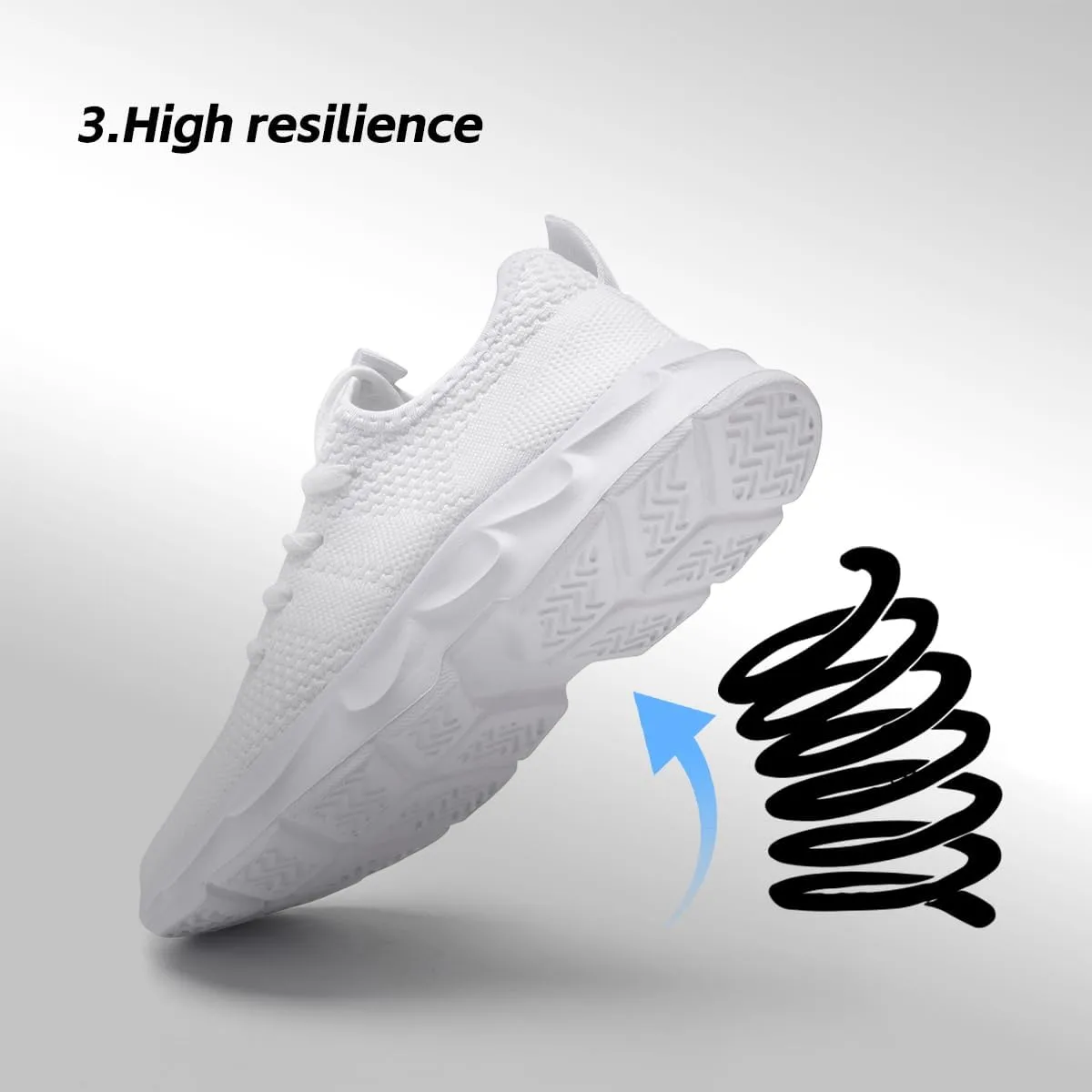 Men's Running Shoes Walking Sneakers Casual Walkout Shoes Tennis Athletic Shoes for Gym Sport