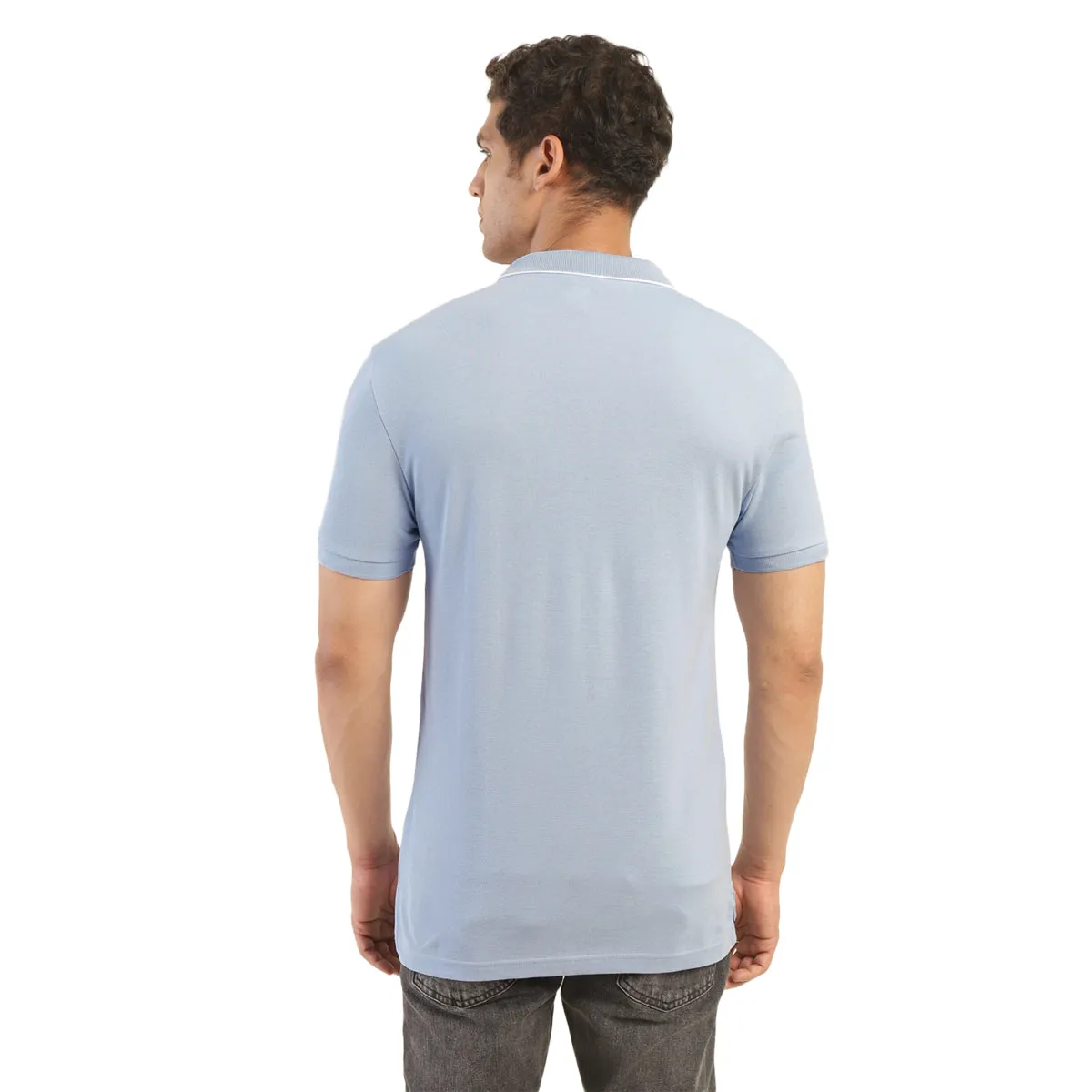 Men's Solid Polo T-shirt