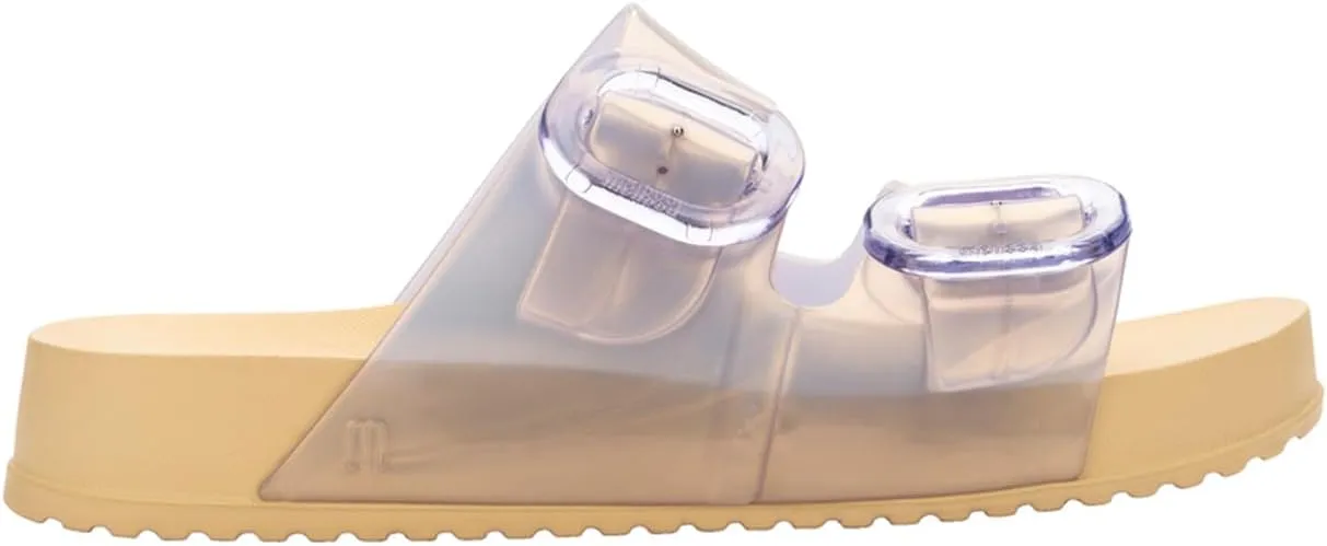 mini melissa Cozy Jelly Slides for Kids - Slip-on Jelly Shoes, Slip On Sandals for Girls, Open Toe Summer Shoes, Adjustable