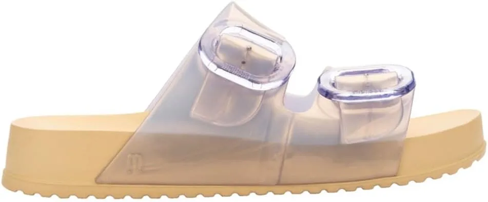 mini melissa Cozy Jelly Slides for Kids - Slip-on Jelly Shoes, Slip On Sandals for Girls, Open Toe Summer Shoes, Adjustable