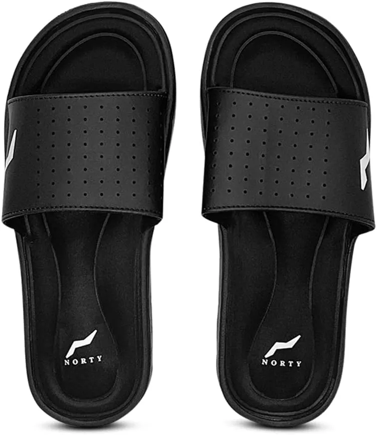 NORTY Mens Memory Foam Footbed Comfort Casual Sandal Slip On Shoe