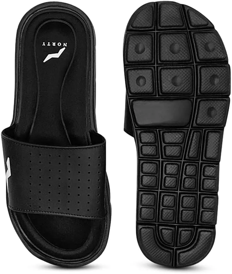 NORTY Mens Memory Foam Footbed Comfort Casual Sandal Slip On Shoe