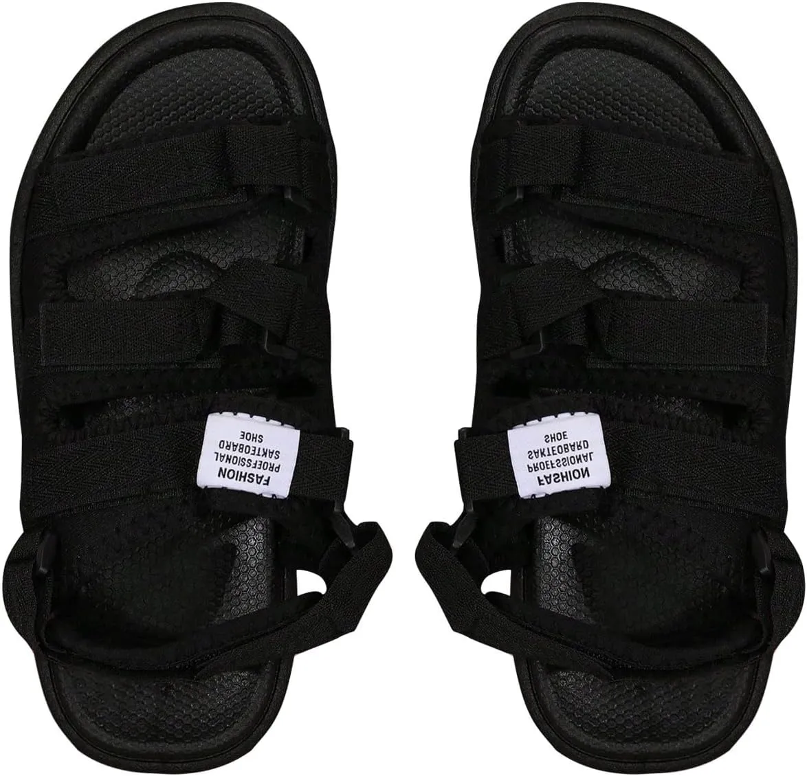 OYOANGLE Women's Open Toe Walking Sport Sandals Platform Casual Outdoor Slip On Sandals