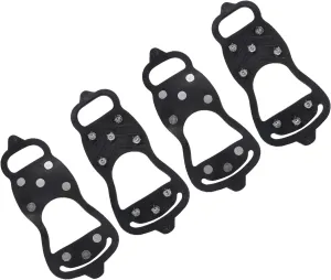 PATIKIL Ice Cleats, Snow Traction Cleat Anti Slip 8-Studs Silicone Crampons Gripper Spikes Claw for Shoes and Boots