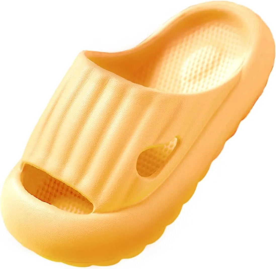 PATPAT Girls Boys Slides Sandals Bathroom Shower Slides Sandal Slip on Summer Beach Pool Pillow Slippers