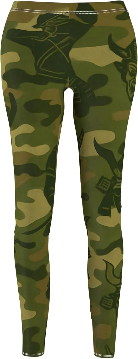 Planet Camo Green Ninja Warrior Leggings – Women’s Streetwear Fitness Pants | Bold Workout, Lounge, or Casual Style
