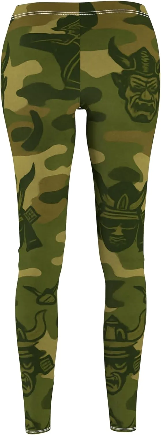 Planet Camo Green Ninja Warrior Leggings – Women’s Streetwear Fitness Pants | Bold Workout, Lounge, or Casual Style