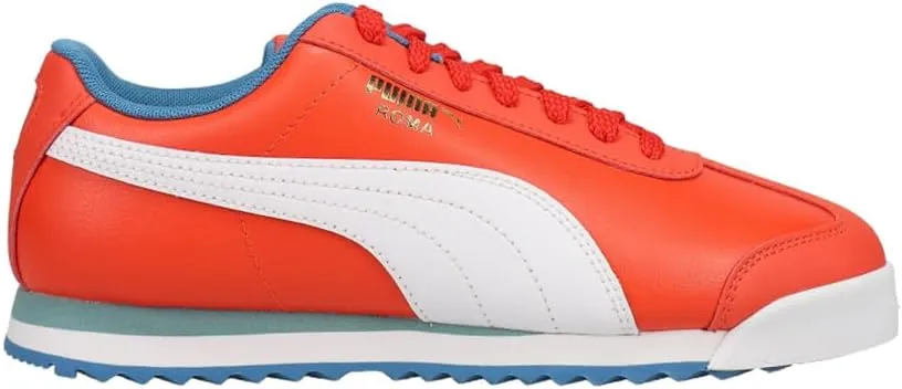 PUMA Kids Boys Roma Go for Lace Up Sneakers Shoes Casual - Red - Size 6.5 M