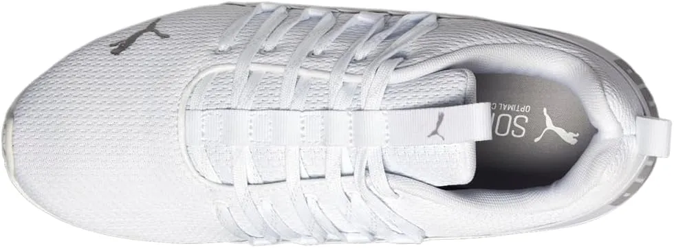 PUMA Mens Axelion Refresh Runing Running Sneakers Shoes - White