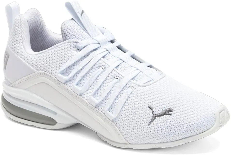 PUMA Mens Axelion Refresh Runing Running Sneakers Shoes - White