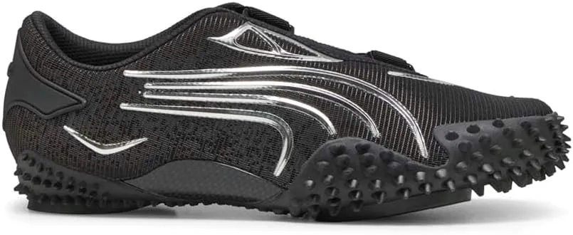 Puma Mens Mostro Metallic Slip On Sneakers Shoes Casual - Black, Silver