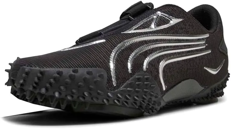 Puma Mens Mostro Metallic Slip On Sneakers Shoes Casual - Black, Silver